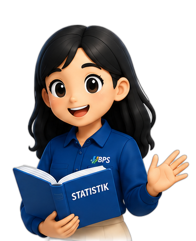 Maskot StatQuest BPS perempuan